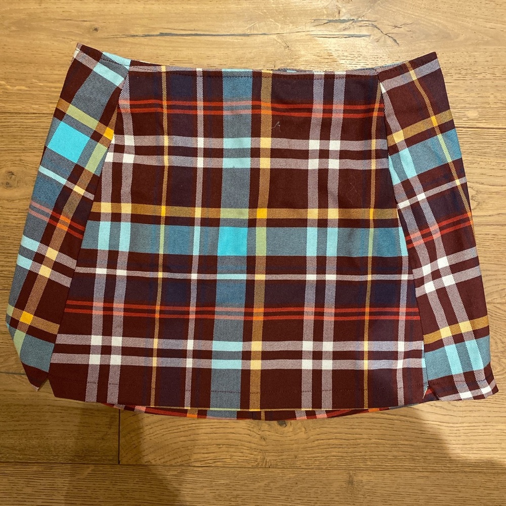 Urban outfitters plaid skirt
